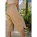 Elastic Waist Capri Pants